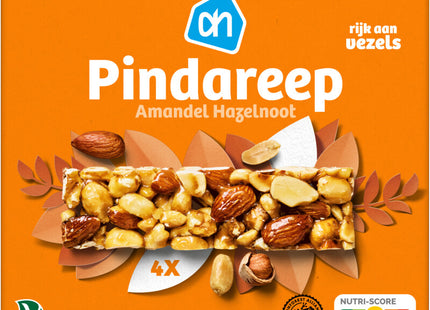 Peanut bar almond hazelnut