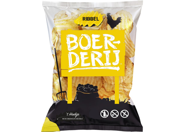 Boerderij Chips ribbel  Dutchshopper