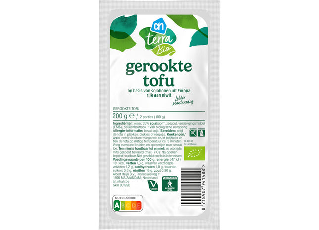 Terra Plantaardig biologische gerookte tofu