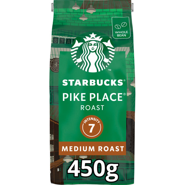 Starbucks Pike Place medium roast coffee beans