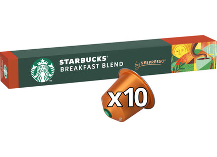 Starbucks Nespresso breakfast blend capsules