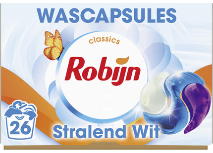 Robijn Stralend wit 3-in-1 wascapsules