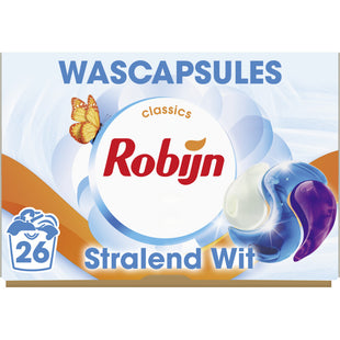 Robijn Stralend wit 3-in-1 wascapsules