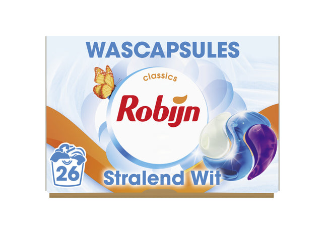 Robijn Stralend wit 3-in-1 wascapsules