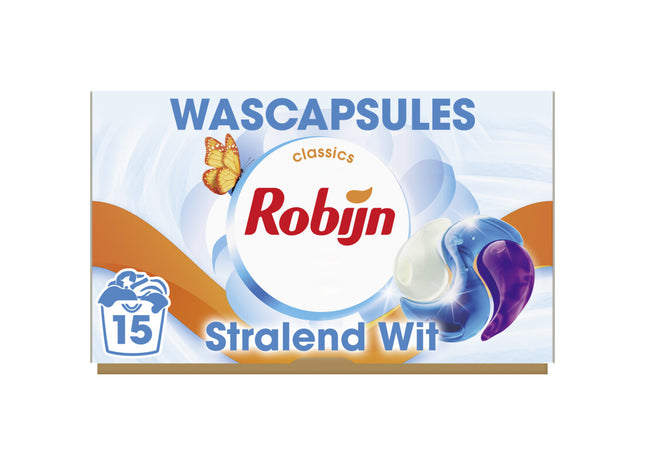 Robijn 3-in-1 Wascapsules stralend wit