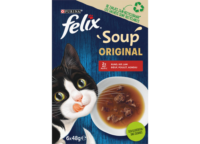 Felix Soup original met rund kip lam