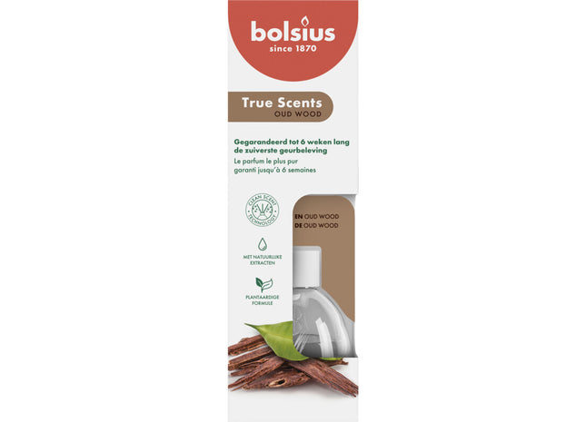 Bolsius Geurverspreider true scents oud wood