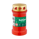 Bolsius Herdenkingslicht met deksel rood