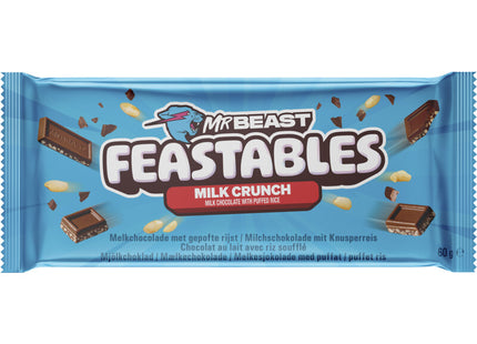 MrBeast Feastables milk crunch chocolate