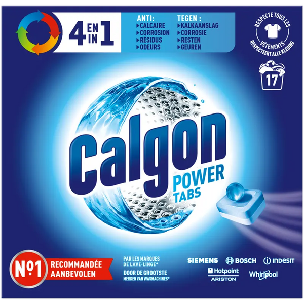 Calgon Wasmachinereiniger anti kalk tabletten
