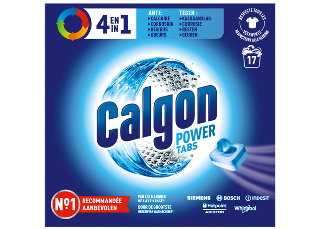 Calgon Wasmachinereiniger anti kalk tabletten