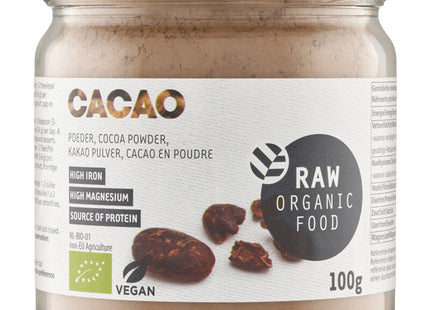 Raw Organic Food Cocoa powder