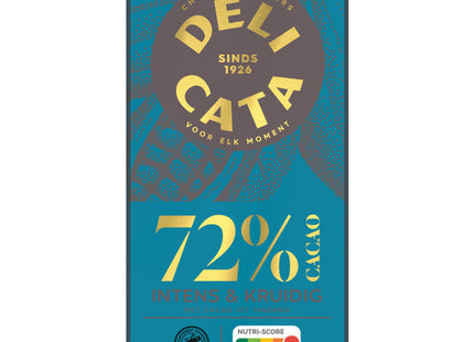 Delicata Bar pure 72% cocoa