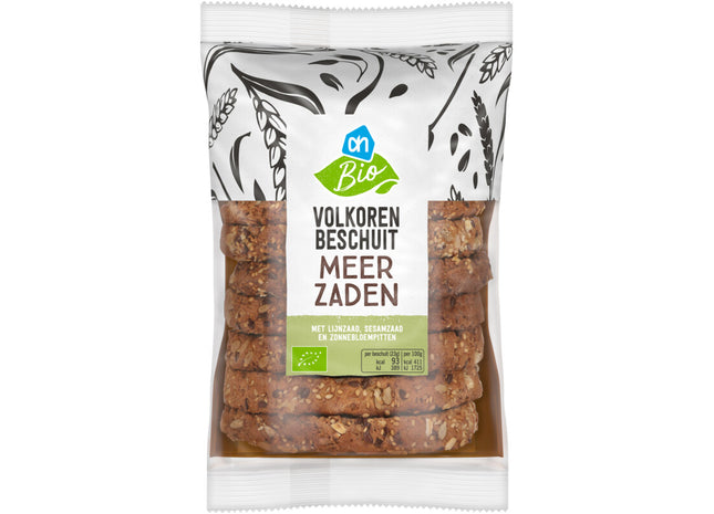 Biologisch Volkoren beschuit meerzaden