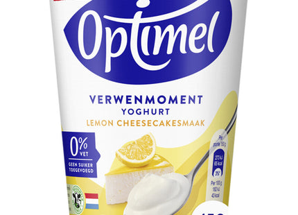 Optimel Verwenmoment yoghurt lemon cheescake  Dutchshopper