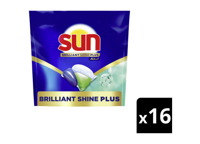 Sun Brilliant shine plus vaatwascapsules