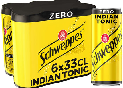 Schweppes Indian tonic zero 6-pack