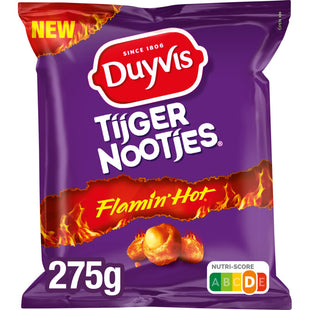Duyvis Tijgernootjes flamin hot