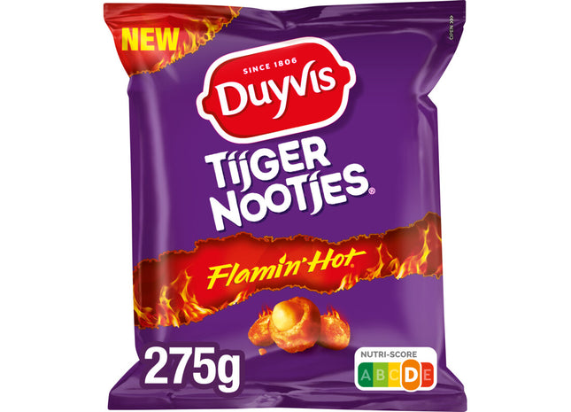 Duyvis Tijgernootjes flamin hot