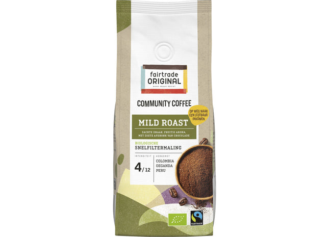 Fairtrade Original Community coffee mild roast snelfilter