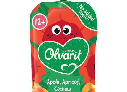 Olvarit Knijpfruit appel abrikoos cashew 12m+