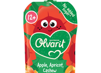 Olvarit Knijpfruit appel abrikoos cashew 12m+