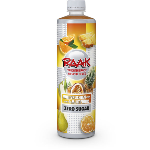 Raak Vruchtensiroop multivruchten zero sugar  Dutchshopper