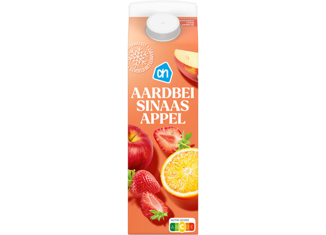 Gekoelde aardbei sinaasappeldrank