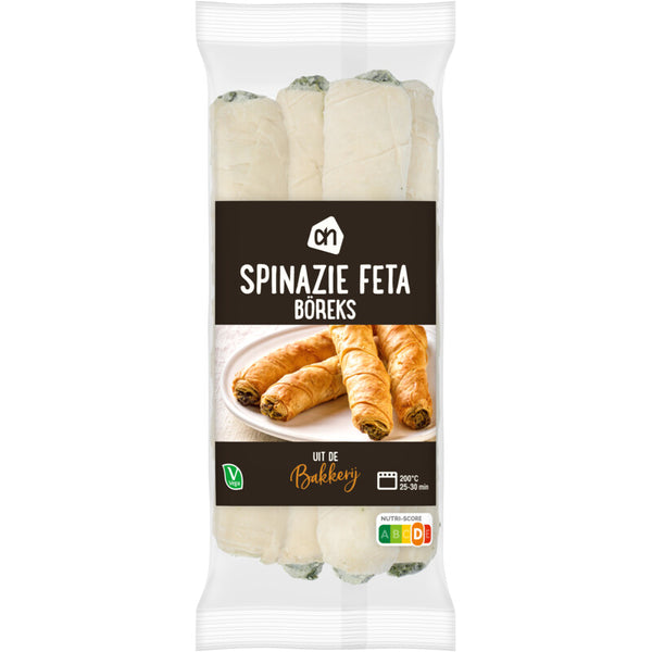 Frozen spinach feta böreks
