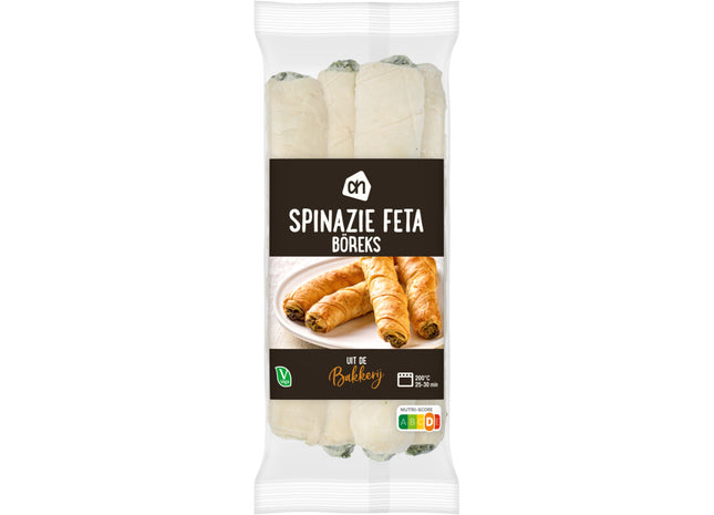 Diepvries spinazie feta boreks