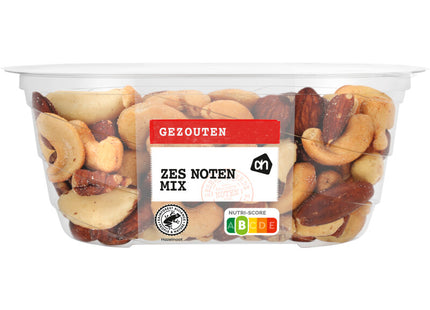 Zes noten mix gezouten