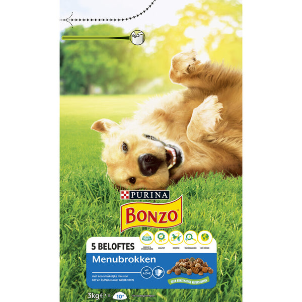 Bonzo Adult met vlees en groenten  Dutchshopper