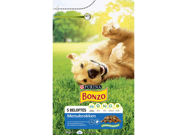 Bonzo Adult met vlees en groenten  Dutchshopper