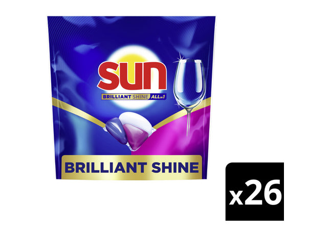 Sun Brilliant shine all-in-1 vaatwascapsules