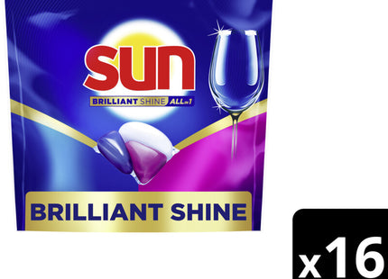 Sun Brilliant shine all-in-1 vaatwascapsules