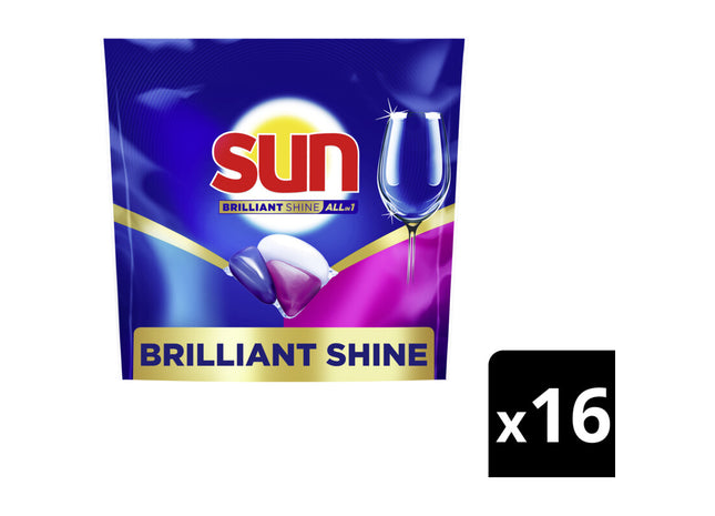 Sun Brilliant shine all-in-1 vaatwascapsules