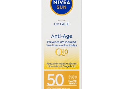 Nivea Sun face anti-age crème spf50