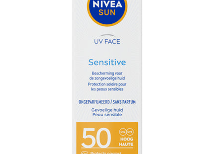 Nivea Sun uv face sensitive cream spf50