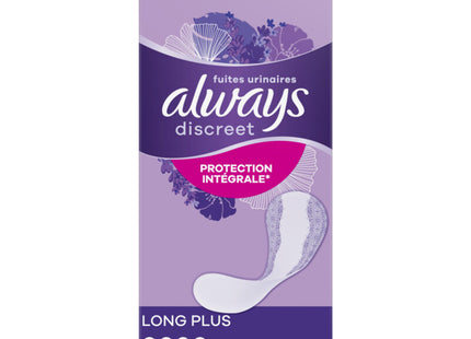 Always Discreet panty liners for incontinence