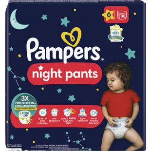 Pampers Baby-dry Nachthose Windelhose 6