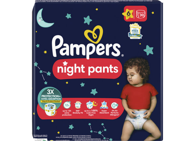 Pampers Baby-dry night pants maat 6