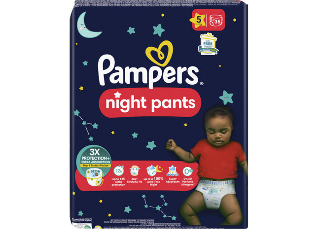 Pampers Baby-dry night pants maat 5