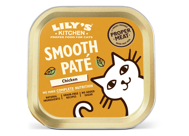 Lily's Kitchen Whisker leckt Hühnchen