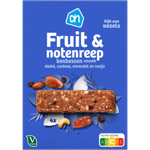 Fruit en notenreep bosbessen