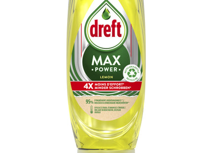 Dreft Dishwashing liquid max power lemon