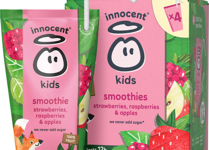 Innocent Kids strawberry raspberry 4-pack