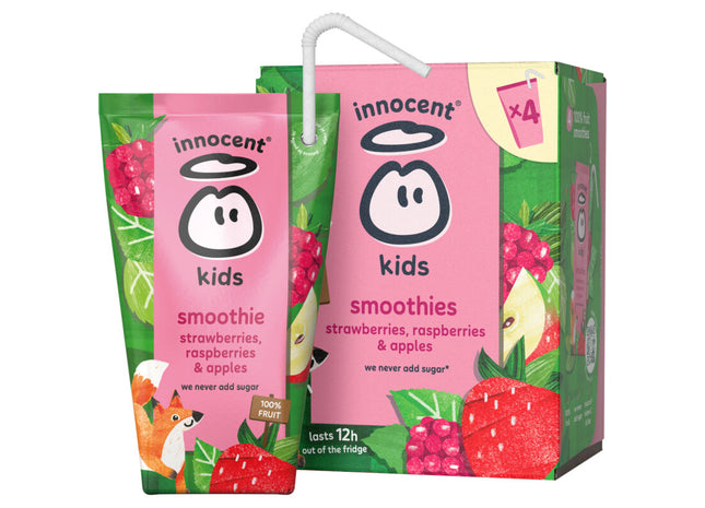 Innocent Kids strawberry raspberry 4-pack