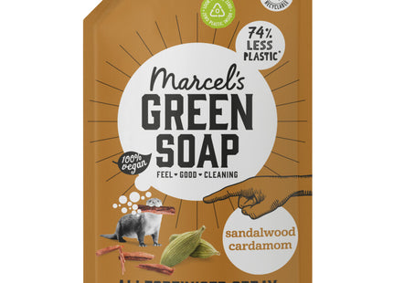 Marcel's Green Soap All-purpose cleaner sandalwood refill
