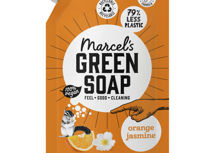 Marcel's Green Soap Hand soap orange &amp; jasmin refill