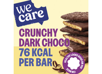 Wecare Bars crunchy dark choco low sugar